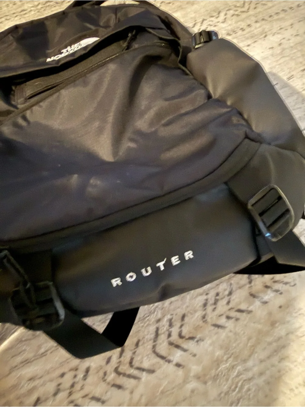 The North Face Black Router Backpack for Men